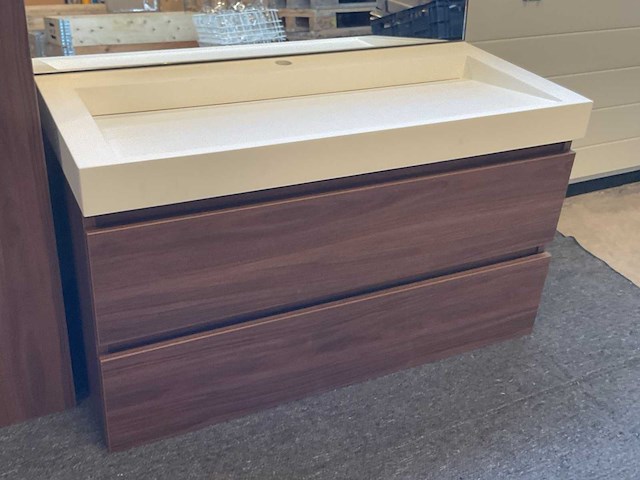 100cm badmeubelset met hangkast - afbeelding 2 van  7