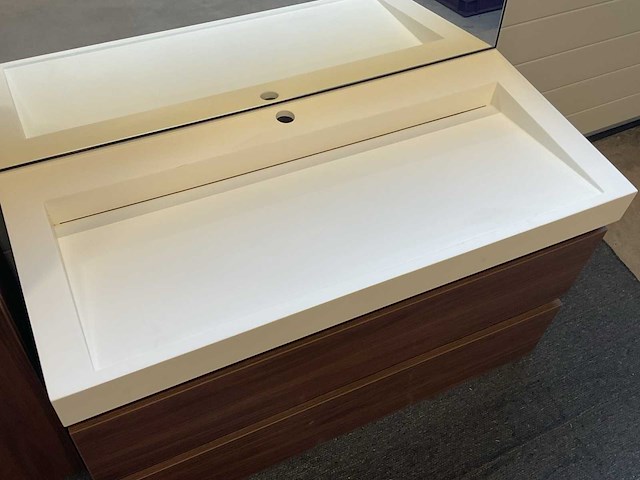 100cm badmeubelset met hangkast - afbeelding 7 van  7