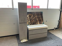 100cm badmeubelset met hangkast