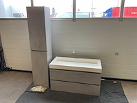 100cm badmeubelset met hangkast - afbeelding 10 van  10