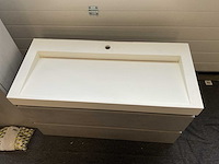 100cm badmeubelset met hangkast - afbeelding 8 van  10