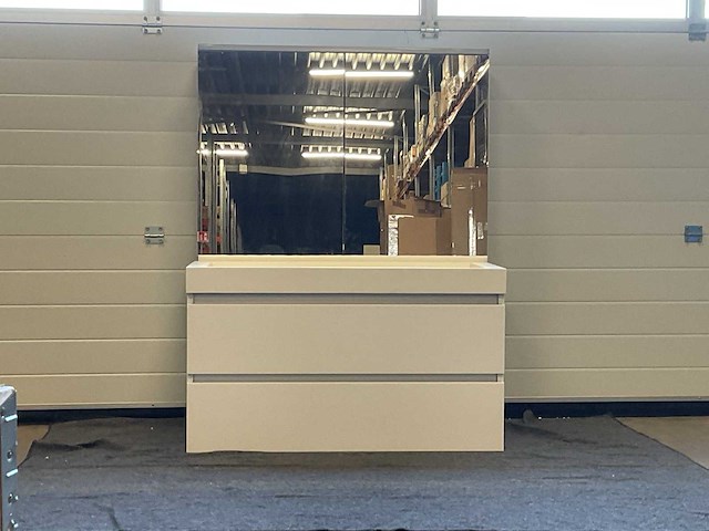 100cm badmeubelset - afbeelding 1 van  4