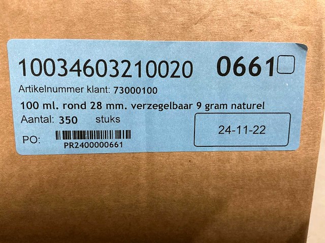 100ml fles (1750x) - afbeelding 3 van  4