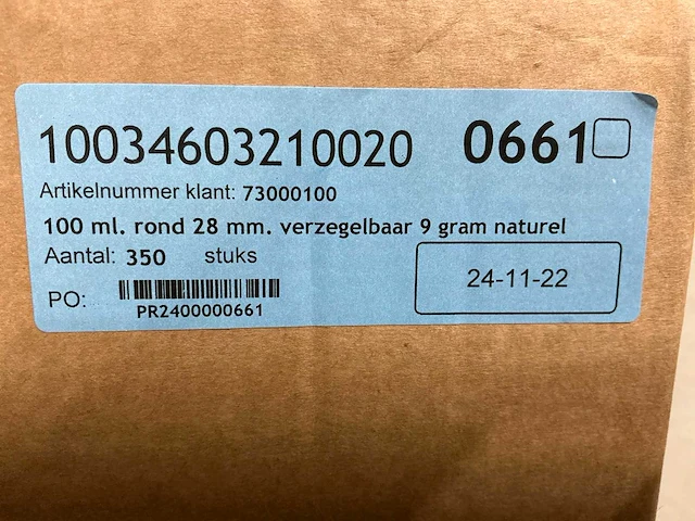 100ml fles (1750x) - afbeelding 3 van  4