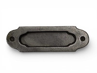 (100x) gietijzeren komgreep - ovaal 13 cm