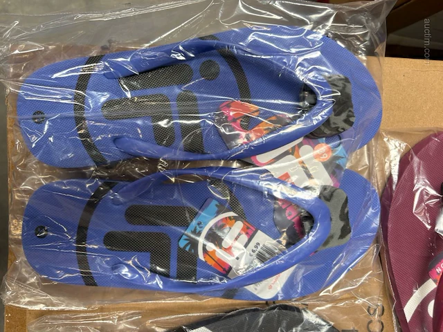 (100x) paar-teenslippers - afbeelding 2 van  4