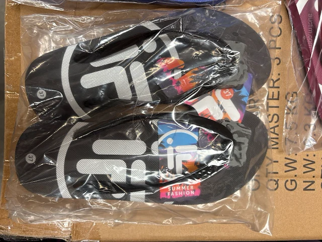 (100x) paar-teenslippers - afbeelding 3 van  4