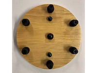 (100x) plafondkap - hout 6 aansluitingen - 15 cm - afbeelding 1 van  1