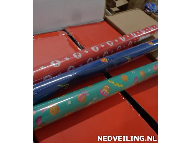 100x sinterklaas inpakpapier +/- 2,5 mtr - afbeelding 3 van  3