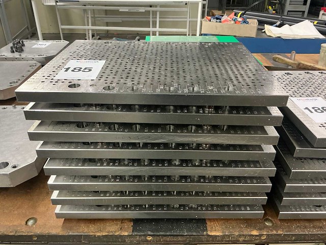 101134 -2-1 opspanplaat / boorplaat (8x) - afbeelding 1 van  5