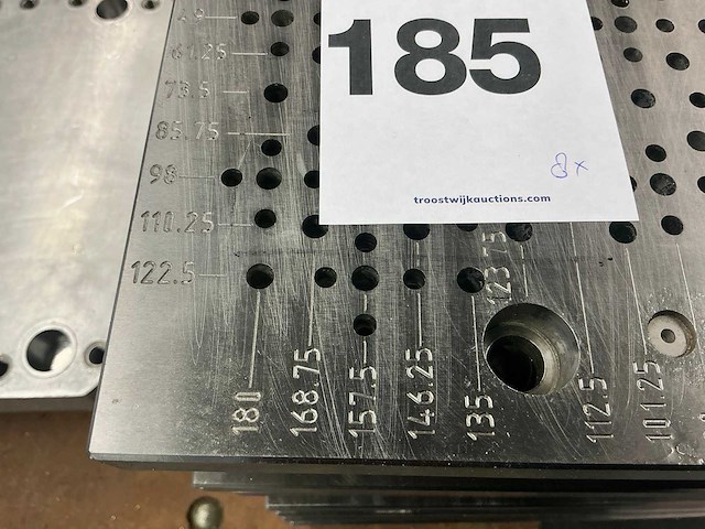 101134 -2-1 opspanplaat / boorplaat (8x) - afbeelding 3 van  5