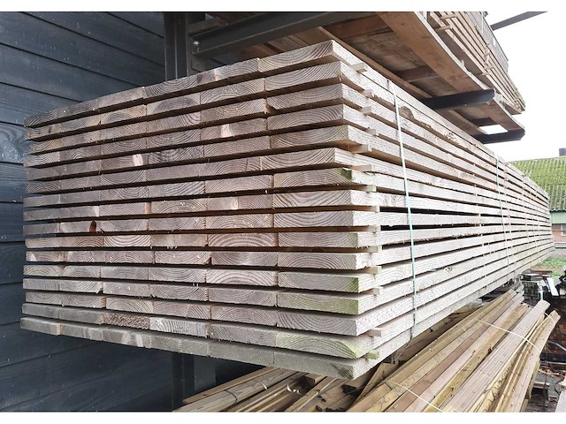 102x douglas steigerplanken 32x200mm, lengte 600cm - afbeelding 3 van  6