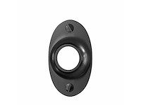 (102x) rozet set - zwart - 56x33mm - afbeelding 1 van  1