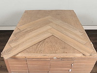 106 m2 pvc spc click vinyl visgraat - 610 x 122 x 4,5 mm - afbeelding 3 van  4