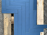 10,8 m2 handvorm tegels blauw, blauw - afbeelding 1 van  1