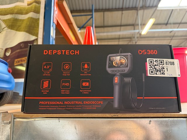 1080p hd industriële endoscoop met 4,3 inch ips-scherm depstech, ds360 - afbeelding 1 van  3