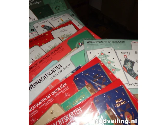 108x diverse kerstkaarten - afbeelding 3 van  3