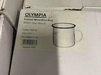 108x emaille servies olympia - afbeelding 3 van  6