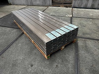 108x rhombus teak/bruin gevelbekleding composiet incl. montagebeugels - 280 cm lang - afbeelding 5 van  5