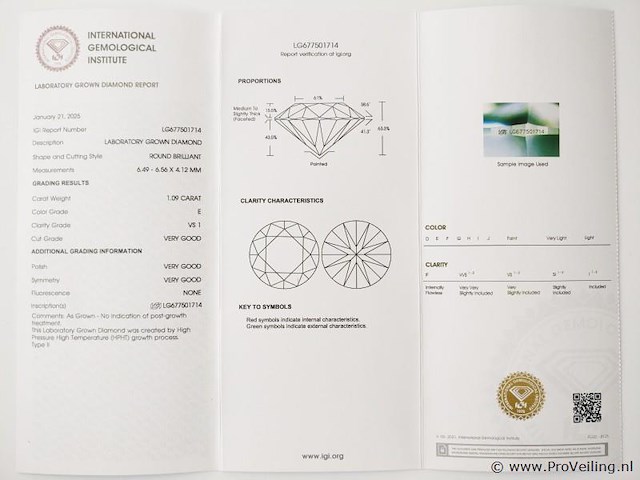 1.09ct ring - afbeelding 6 van  6