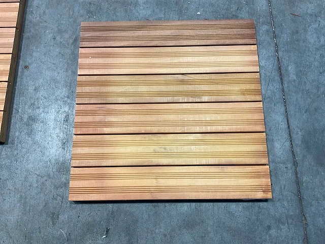 10m² almendrillo hardhouten terrastegel - 50x50 cm - afbeelding 3 van  7