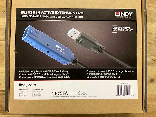10m usb 3.09 active extension pro - afbeelding 1 van  1