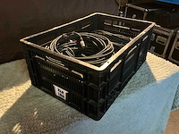 10m xlr audio kabels in krat - afbeelding 2 van  2