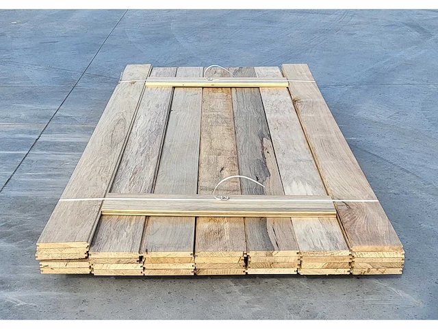 10m2 afrikaans eiken 18 x 140 mm vloerdelen , 240cm ( 30 x ) - afbeelding 1 van  4