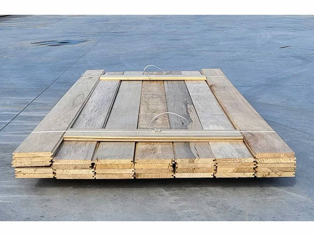 10m2 afrikaans eiken 18 x 140 mm vloerdelen , 240cm ( 30 x ) - afbeelding 3 van  4
