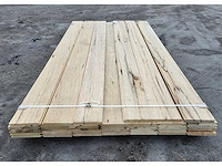 10m2 afrikaans eiken 18 x 140 mm vloerdelen, lengte 210 cm ( 34x ) - afbeelding 1 van  4