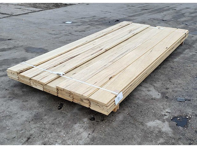 10m2 afrikaans eiken 18 x 140 mm vloerdelen, lengte 210 cm ( 34x ) - afbeelding 2 van  4