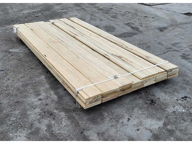 10m2 afrikaans eiken 18 x 140 mm vloerdelen, lengte 210 cm ( 34x ) - afbeelding 4 van  4