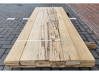10m2 afrikaans eiken 18 x 140 mm vloerdelen, lengte 240cm ( 30x ) - afbeelding 1 van  4