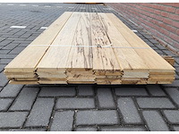 10m2 afrikaans eiken 18 x 140 mm vloerdelen, lengte 240cm ( 30x ) - afbeelding 3 van  4