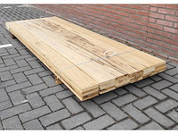 10m2 afrikaans eiken 18 x 140 mm vloerdelen, lengte 240cm ( 30x ) - afbeelding 4 van  4