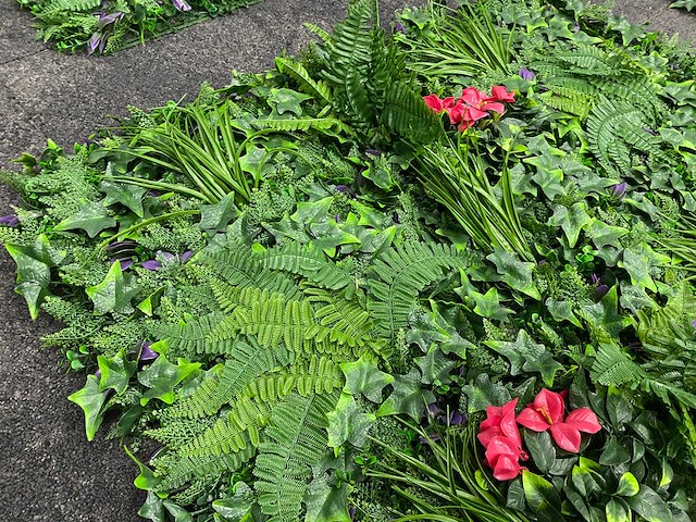 10m2 wanddecoratie kunstplant 'exotica' ongebruikt - afbeelding 5 van  21