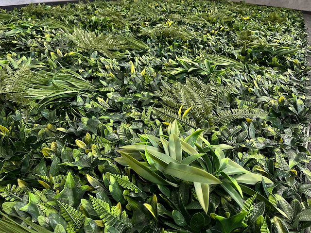 10m2 wanddecoratie kunstplant 'forest' ongebruikt - afbeelding 8 van  26