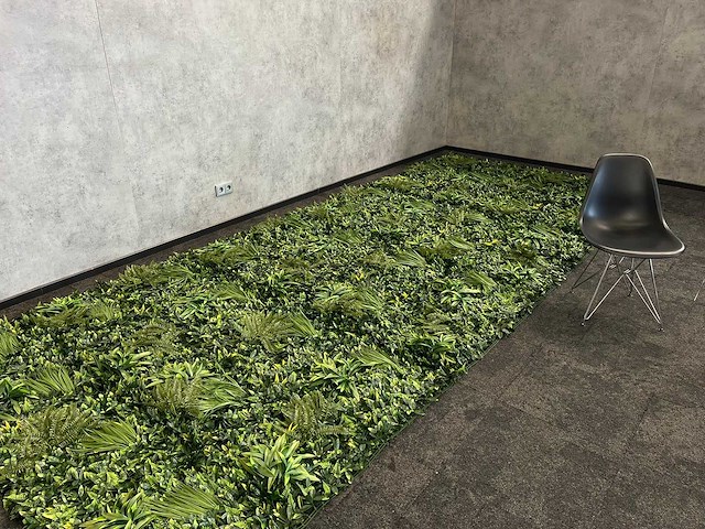 10m2 wanddecoratie kunstplant 'forest' ongebruikt - afbeelding 3 van  26