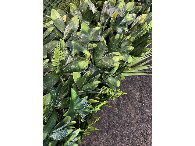 10m2 wanddecoratie kunstplant 'forest' ongebruikt - afbeelding 7 van  26