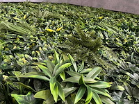 10m2 wanddecoratie kunstplant 'forest' ongebruikt - afbeelding 23 van  26