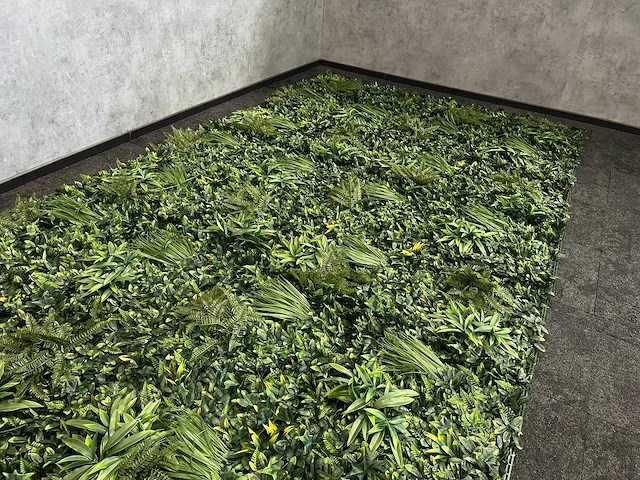 10m2 wanddecoratie kunstplant 'forest' ongebruikt - afbeelding 17 van  26