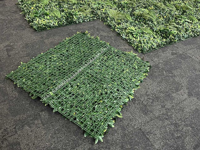 10m2 wanddecoratie kunstplant 'forest' ongebruikt - afbeelding 19 van  26