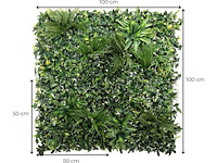 10m2 wanddecoratie kunstplant 'forest' ongebruikt - afbeelding 4 van  26