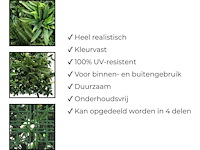 10m2 wanddecoratie kunstplant 'forest' ongebruikt - afbeelding 3 van  21