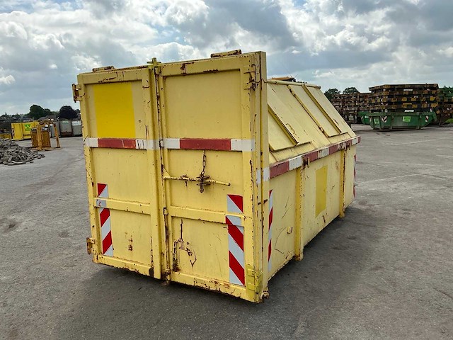 10m3 afvalcontainer gesloten - afbeelding 1 van  4