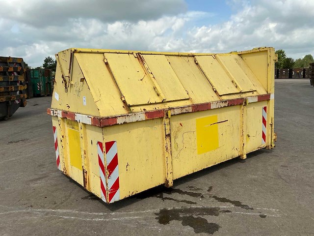 10m3 afvalcontainer gesloten - afbeelding 3 van  4