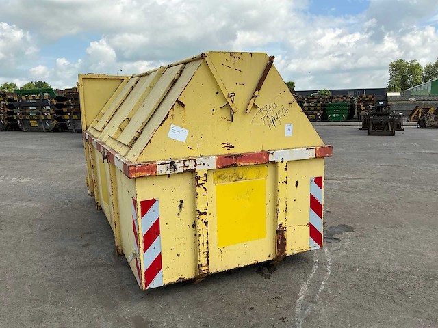 10m3 afvalcontainer gesloten - afbeelding 4 van  4