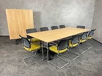 10p nestelbare conferentieset 260x110 - afbeelding 1 van  13