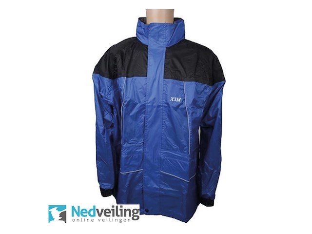 10x 3m regenjas mix blauw en grijs - afbeelding 2 van  5