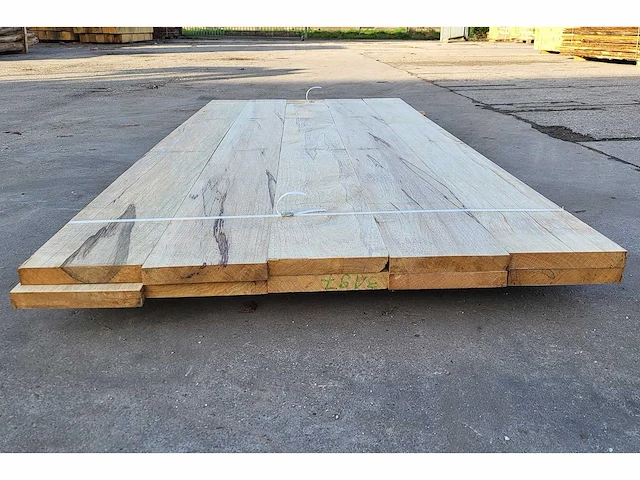 10x afrikaans eiken 30 x 205 mm, lengte 245 cm - afbeelding 3 van  5